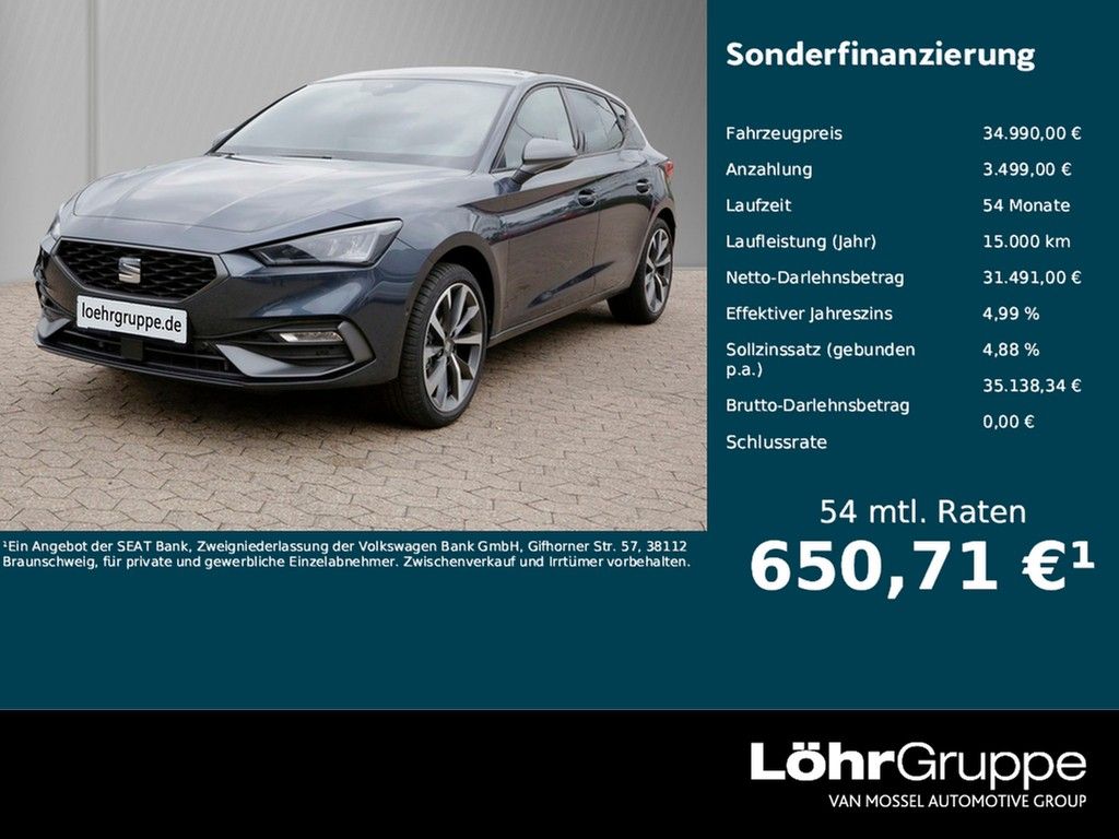 Bild des Angebotes Seat Leon 2.0 TDI FR UPE 44.780 Business Assist 18"