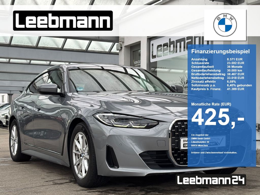 Bild des Angebotes BMW 430d xD. Gran Coupé AHK/RFK/DA 2 JAHRE GARANTIE