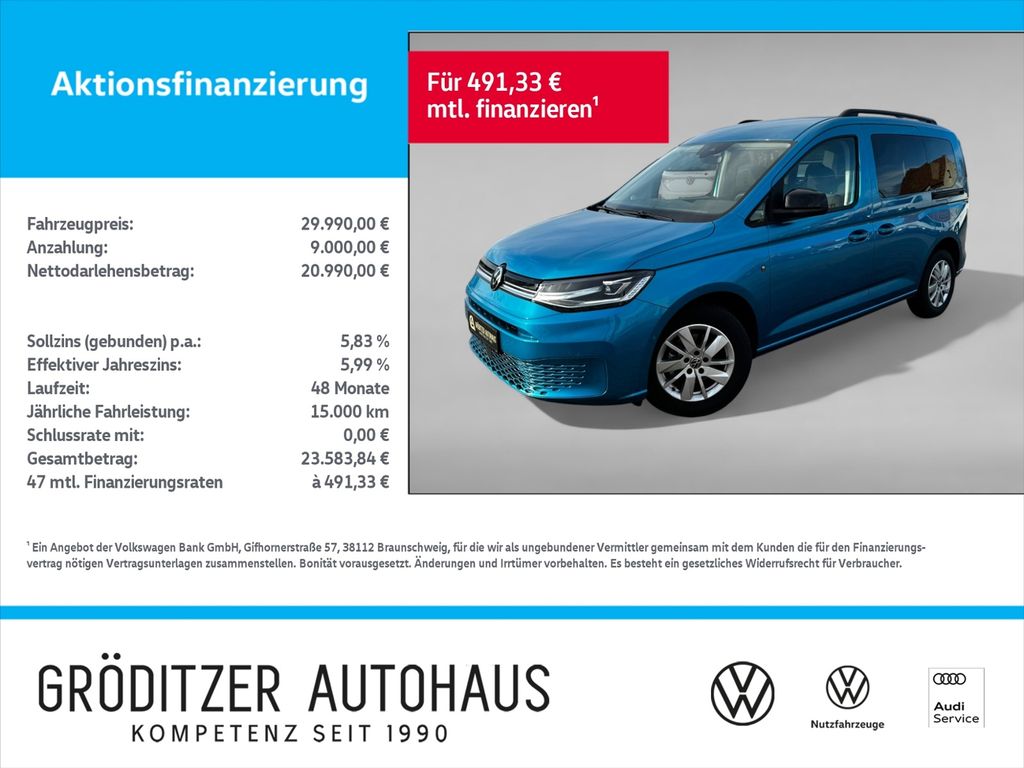 Bild des Angebotes Volkswagen Caddy 2,0 TDI Life AHK|ACC|LED|NAV|SHZ