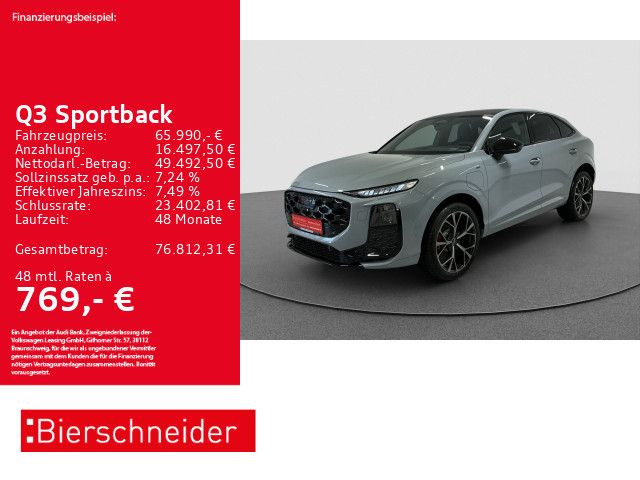 Bild des Angebotes Audi Q3 Sportback e-hybrid 2x S-Line 20 AHK DIG-MATRI