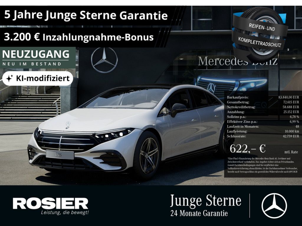 Mercedes-Benz EQS 450+ AMG Sport Premium Hyperscreen NIGHT ACC