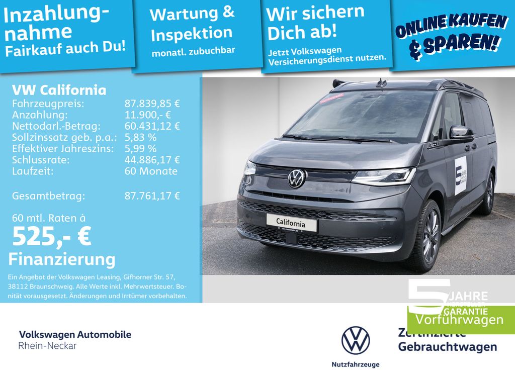 Bild des Angebotes Volkswagen California Beach Tour 2.0 TSI DSG Klima NAVI