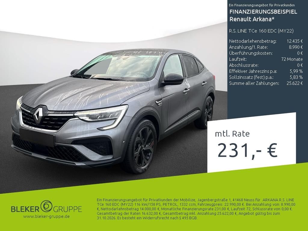 Bild des Angebotes Renault ARKANA R.S. LINE TCe 160 EDC (MY22)