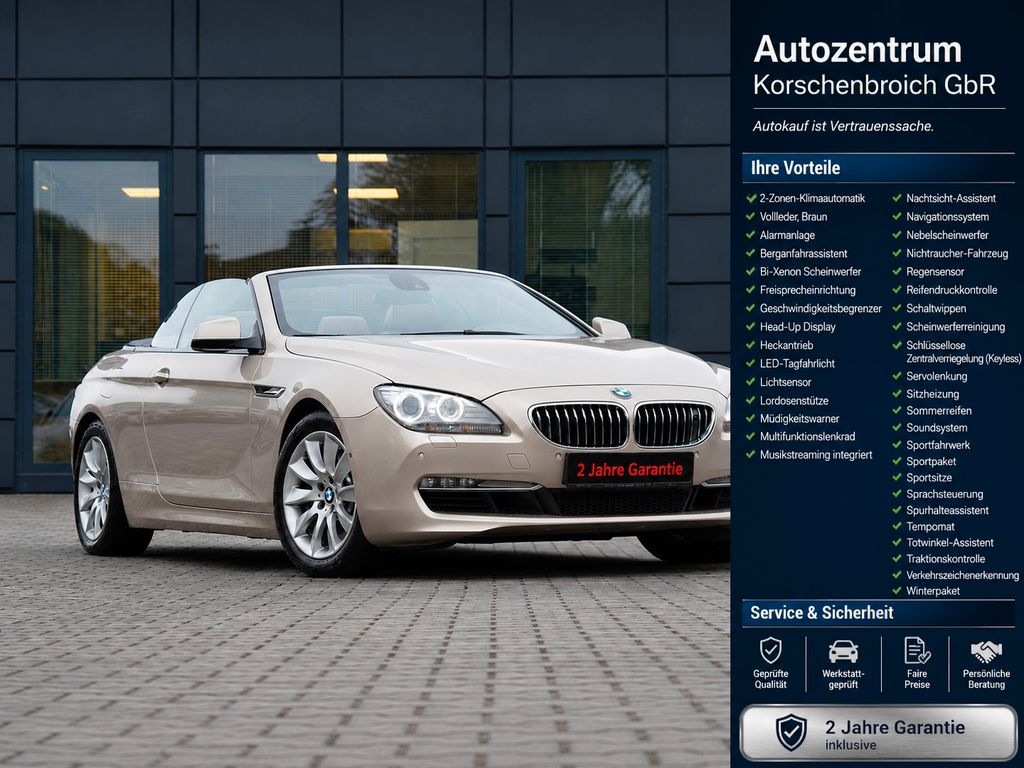 Bild des Angebotes BMW 650i Cabrio MIT 3 JAHREN GARANTIE !!!