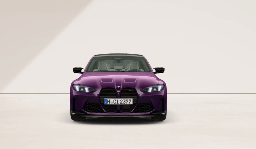 BMW M3 Comp. Twilight Purple. Elfenbein-Schalen