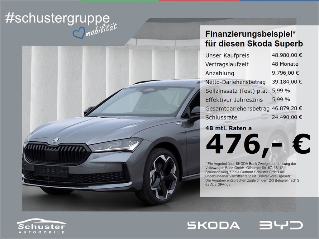 Skoda Superb Combi SPORTLINE 4x4 TDI*193PS StndHzg AHK