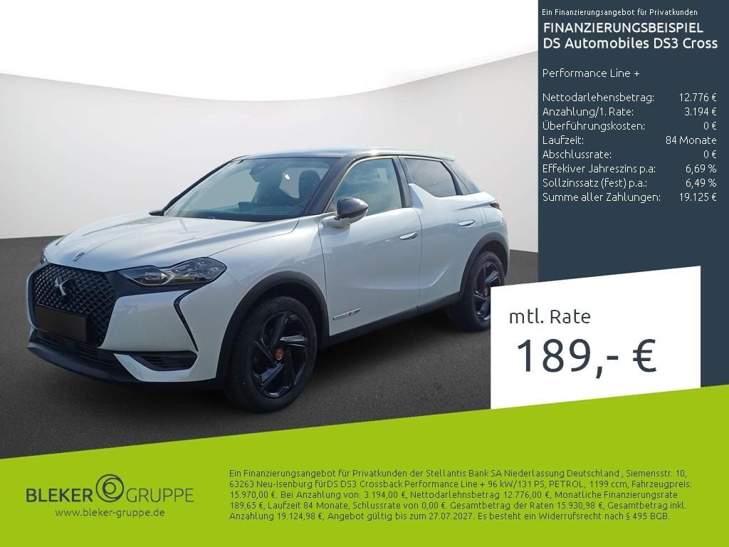Bild des Angebotes DS Automobiles DS3 Crossback Performance Line +
