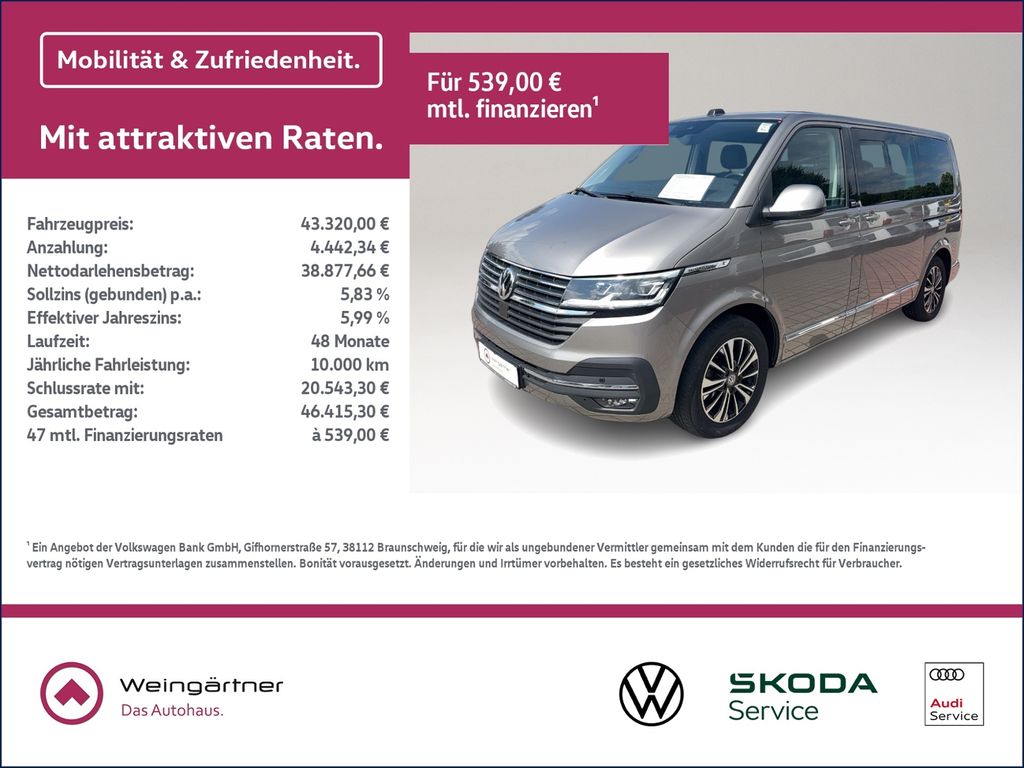 Bild des Angebotes Volkswagen T6.1 Multivan 2.0 TDI Generation Six, AHK, Digit