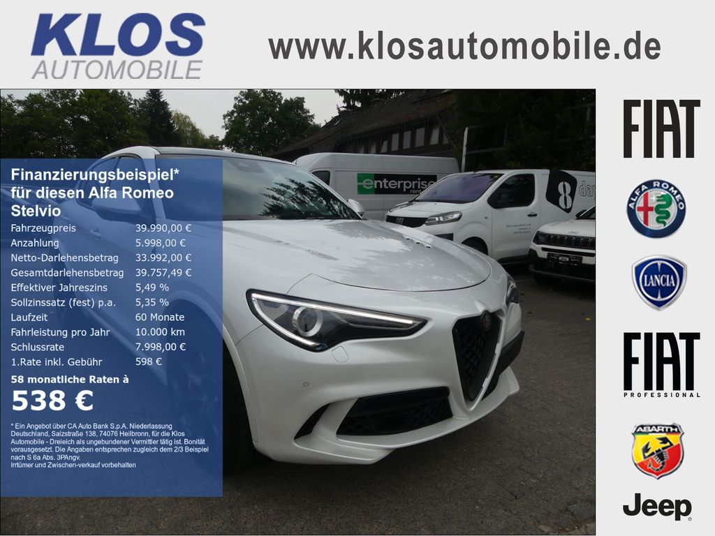 Bild des Angebotes Alfa Romeo Stelvio QV 2.9 V6 BITURBO 510PS NAVI PANO HARMAN