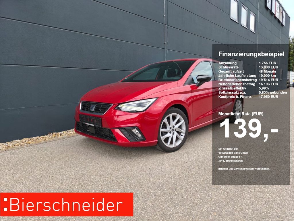 Bild des Angebotes Seat Ibiza 1.0 TSI DSG FR PRO NAVI KAMERA LED