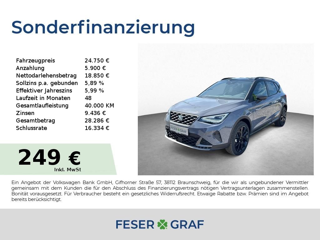 Bild des Angebotes Seat Arona FR|AHK-Vorb.|Einparkhilfe|WinterPaket