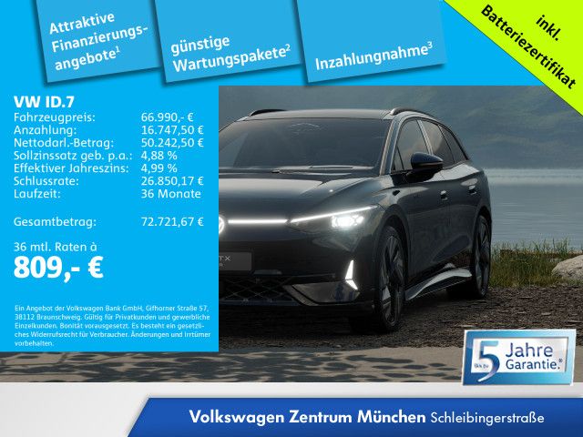 Volkswagen ID.7 GTX Tourer 4MOT AHK IQ.Light IQ.Drive Navi
