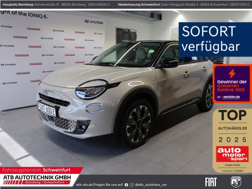 Bild des Angebotes Fiat 600e MY25 La Prima 115 kW Navi Massagesitze LED