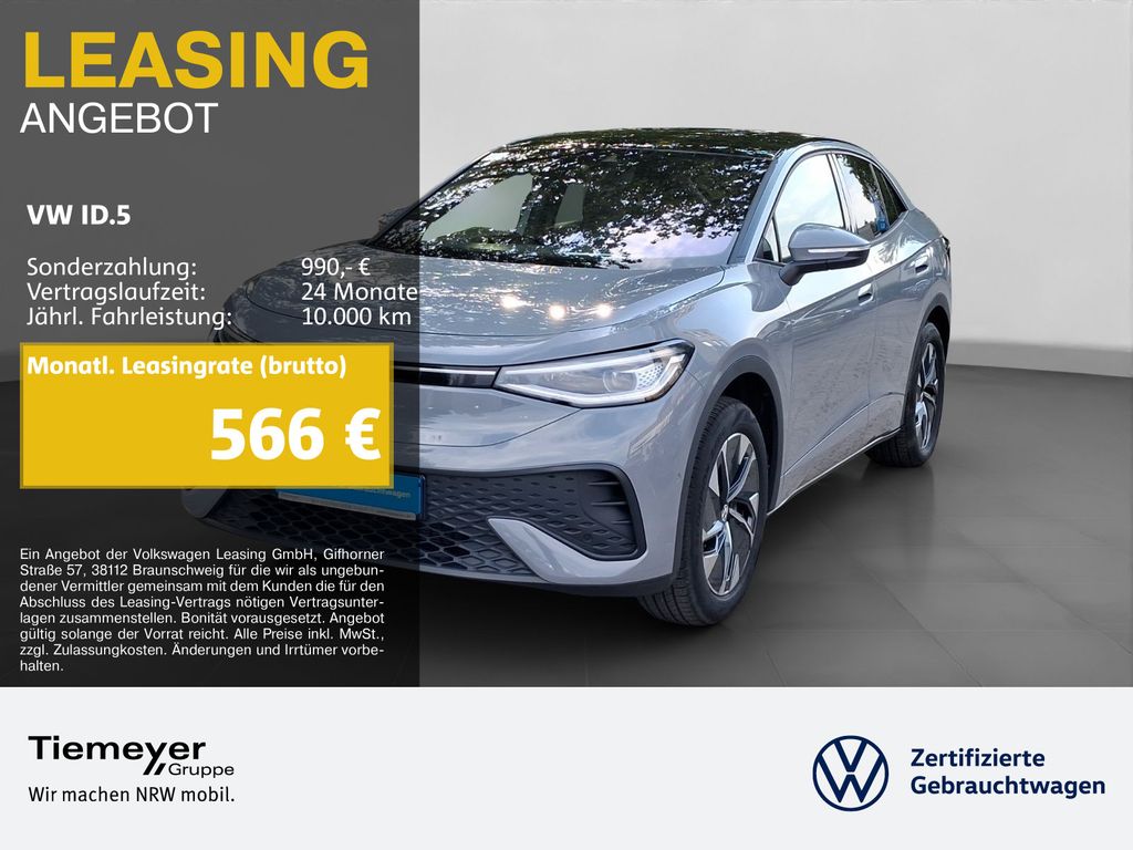 Bild des Angebotes Volkswagen ID.5 PRO ELECTRIC WÄRMEPUMPE IQ.LIGHT AHK