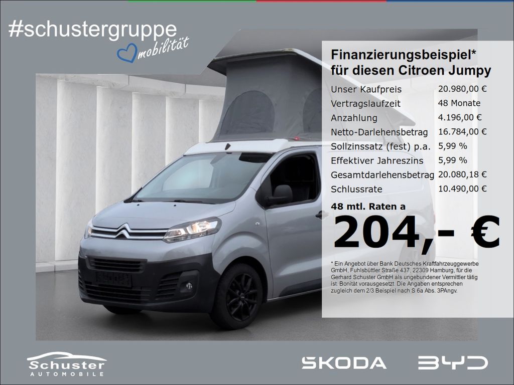 Bild des Angebotes Citroën Jumpy Wohnmobil-Umbau 2.0D*Aufst.Dach Mini-Küche