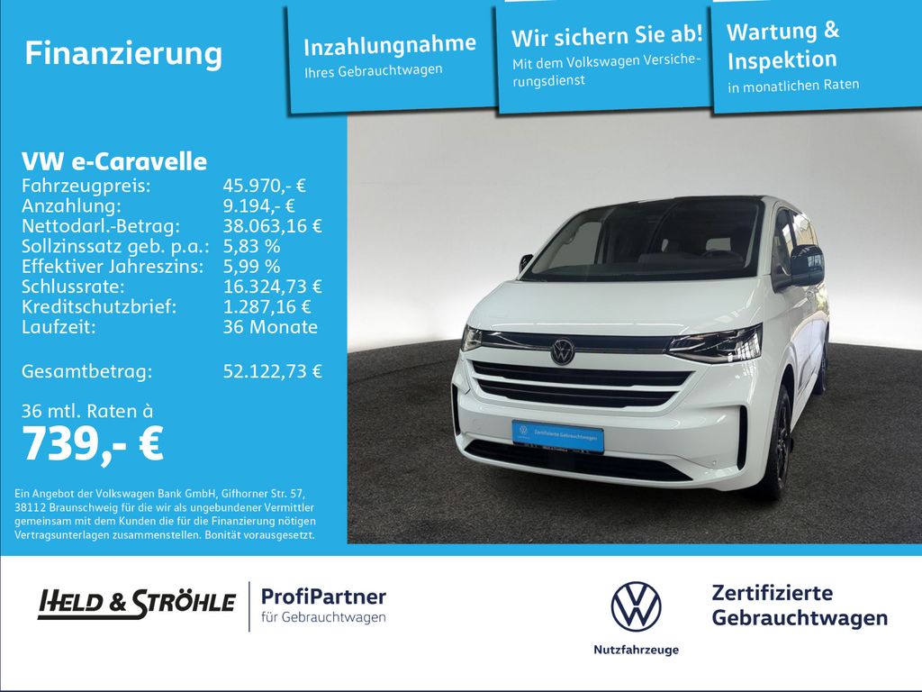 Bild des Angebotes Volkswagen T7 e-Caravelle EDITION KR 8S NEUPREIS: 82626 EUR