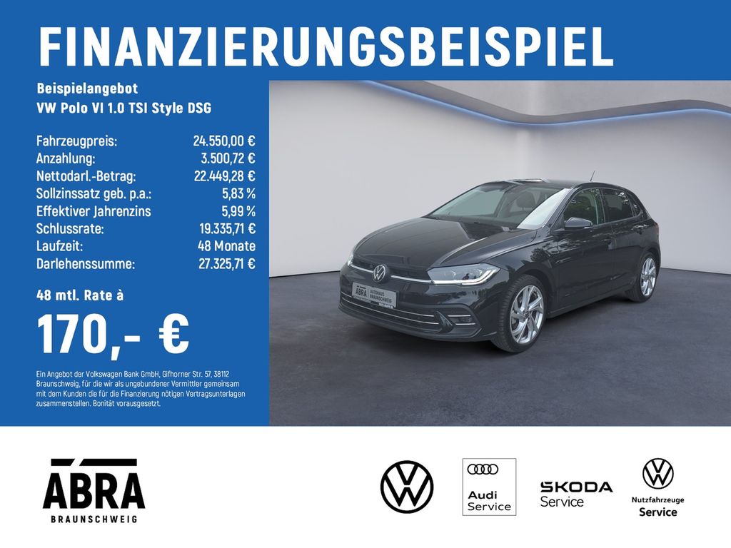 Bild des Angebotes Volkswagen Polo VI 1.0 TSI Style DSG LED+NAV+ACC+PANO+PDC