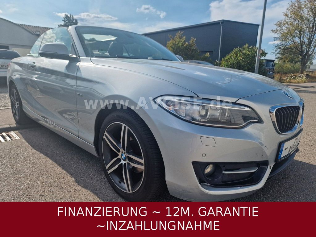 Bild des Angebotes BMW 218d Cabrio Sport Line *2.HD~TÜV04/28~KD NEU*