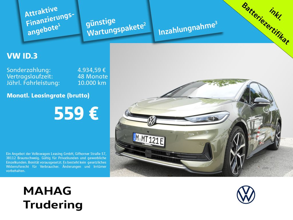 Bild des Angebotes Volkswagen ID.3 Neo Style 170 kW WärmePu CCS IQ.Light IQ.Dr