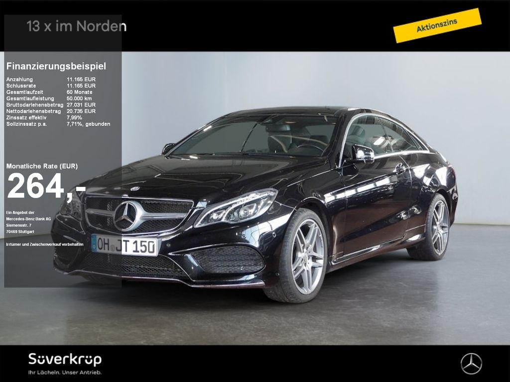 Bild des Angebotes Mercedes-Benz E 350 Coupé KOM AMG ILS PANO HARMAN MEMORY KEYLE