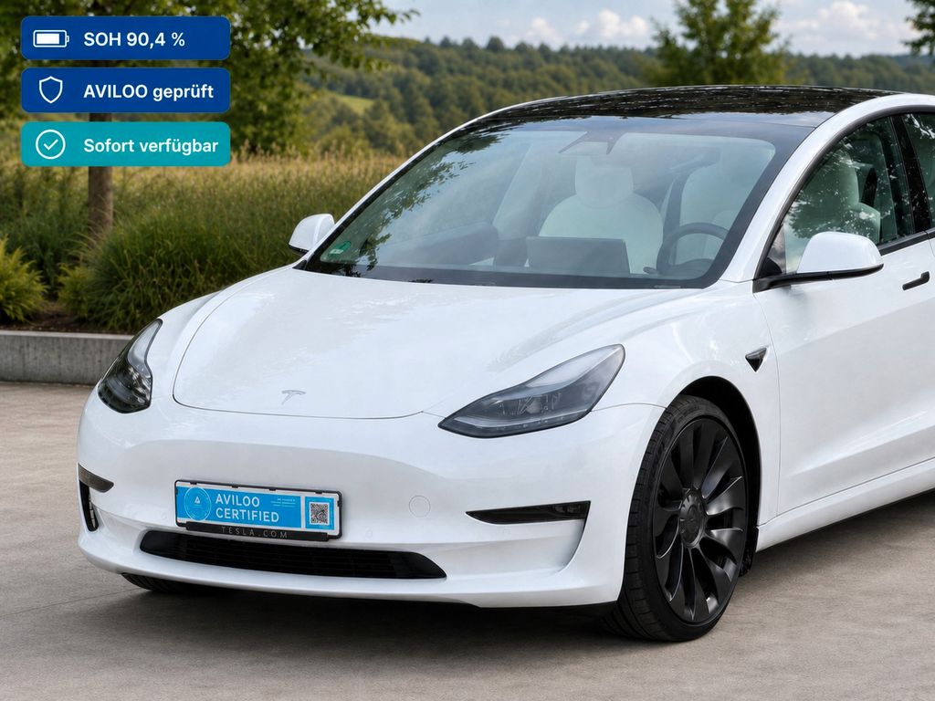 Bild des Angebotes Tesla Model 3 Performance 2. Hand Weiß innen Facelift