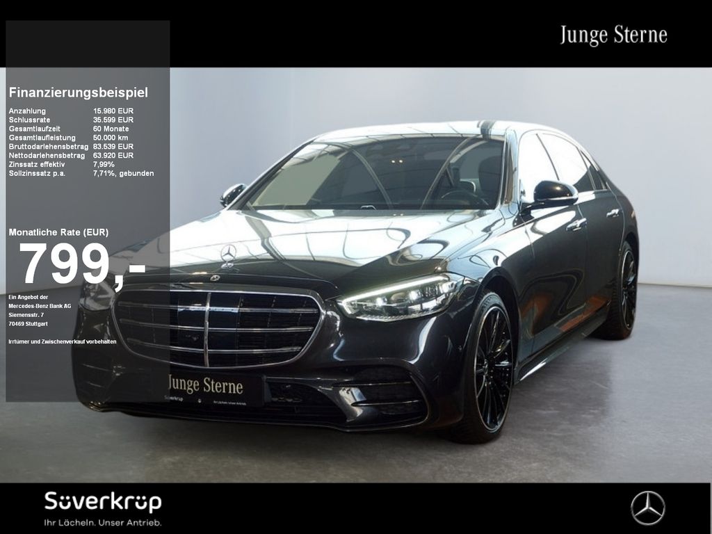 Bild des Angebotes Mercedes-Benz S 580 4M lang AMG Night LED Navi Burm Pano 360