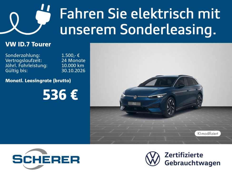 Bild des Angebotes Volkswagen ID.7 Tourer PRO ELECTRIC IQ.LIGHT NAVI AHK AREA