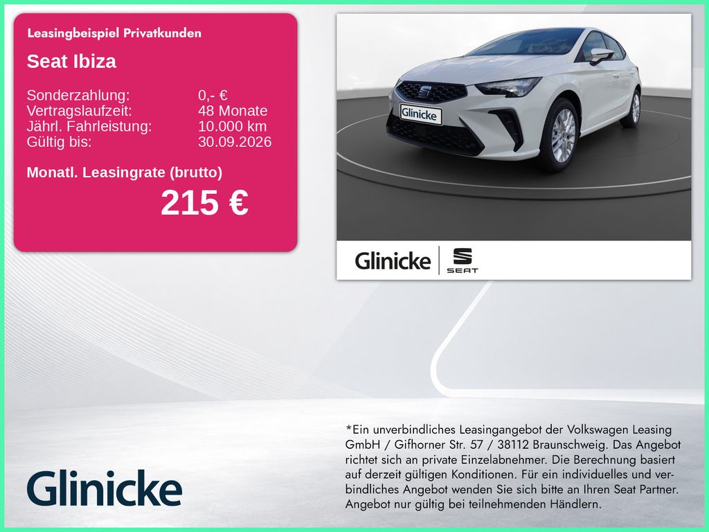 Seat Ibiza Style 1.0 TSI DSG