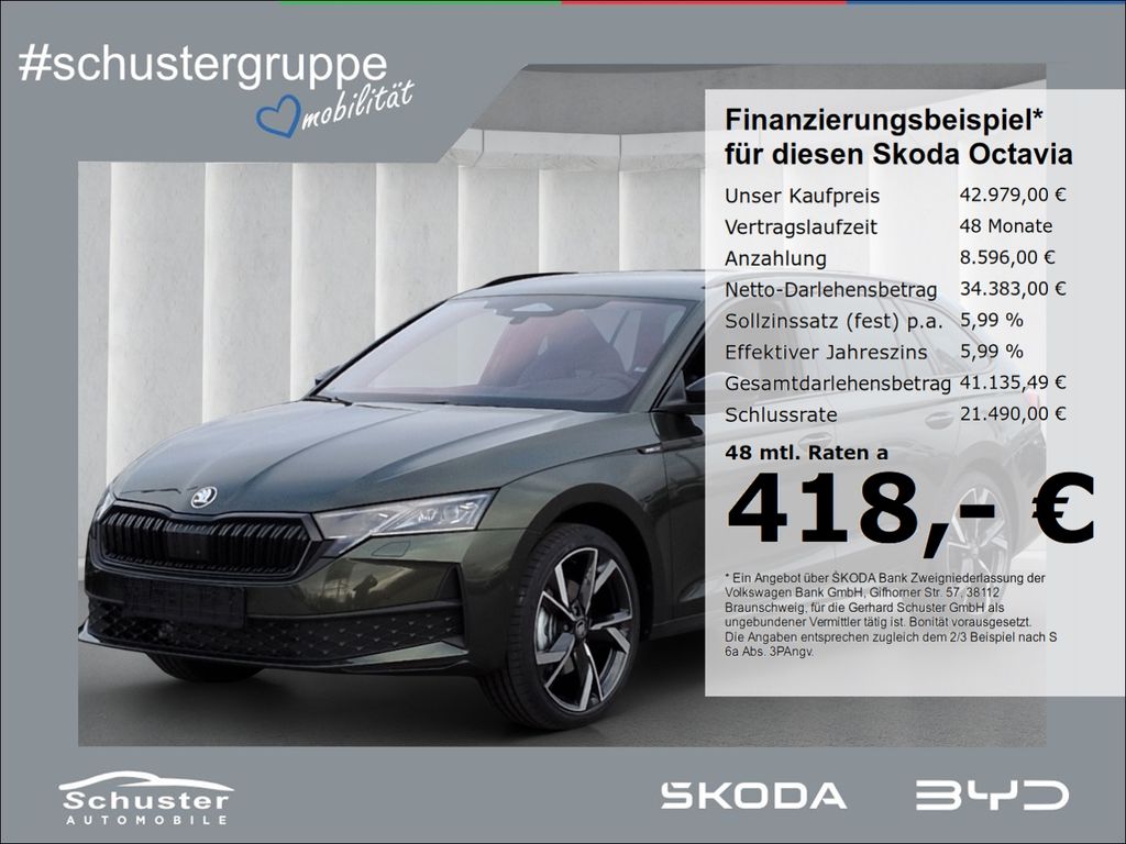 Bild des Angebotes Skoda Octavia Combi SPORTLINE TDI*DSG AHK 360°K CANTON