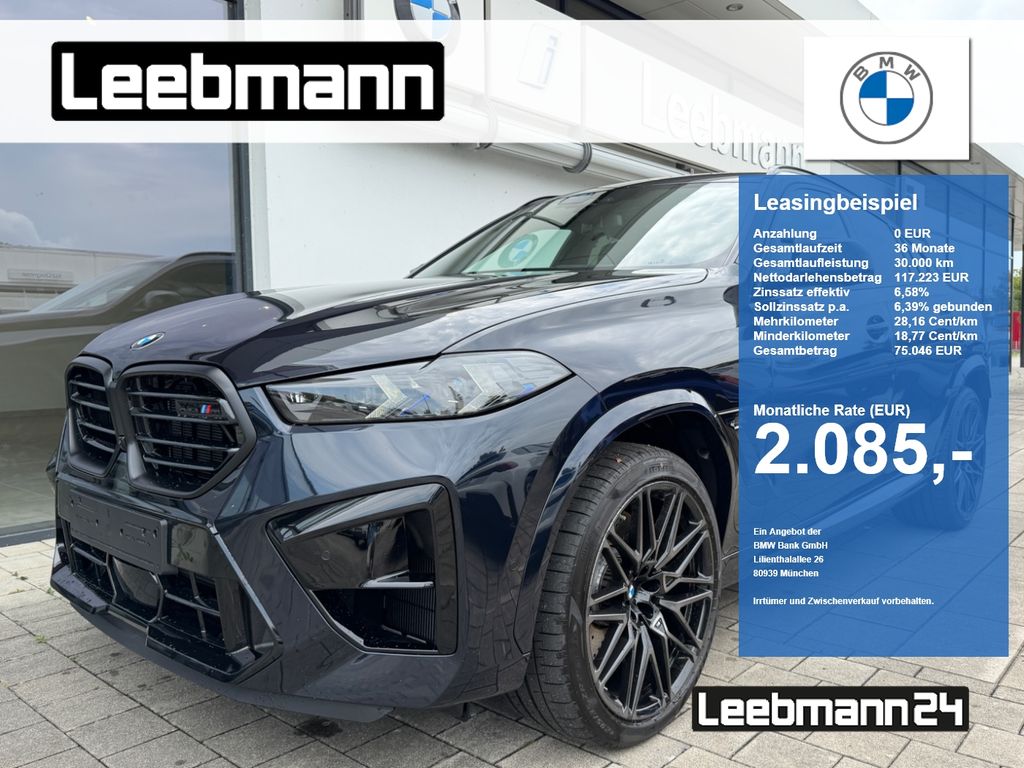 Bild des Angebotes BMW X6 M Competition AHK/Massage/Carbon/SitzLüftung