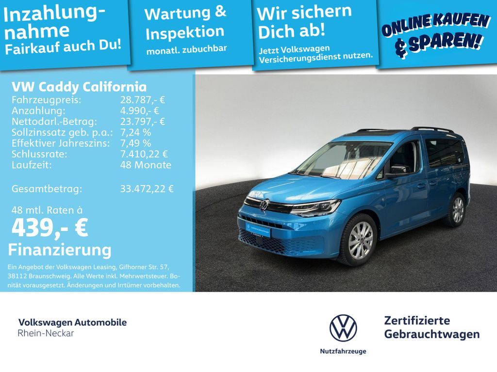 Bild des Angebotes Volkswagen Caddy California 2.0 TDI Küchenmodul Panoramadac