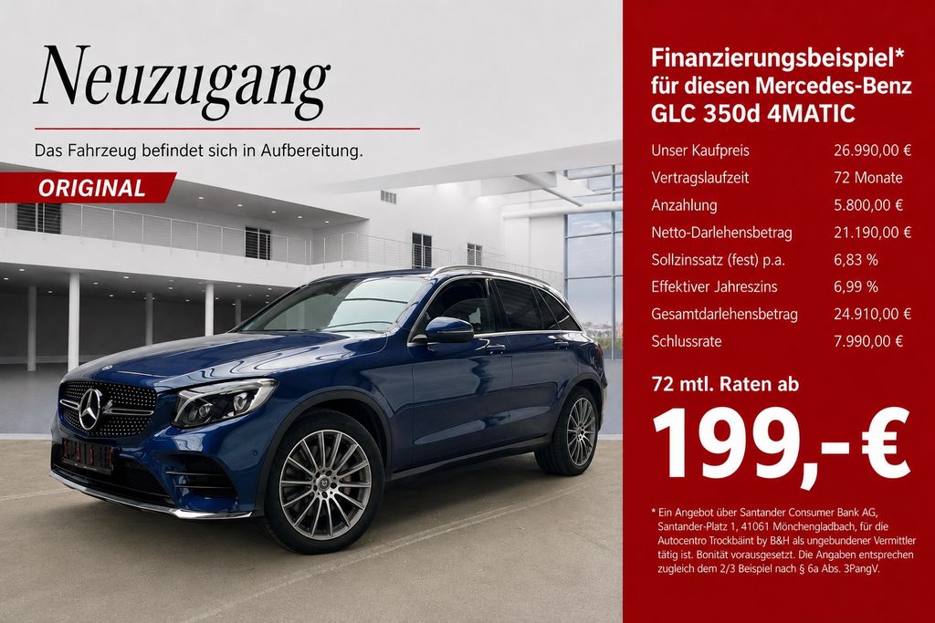 Bild des Angebotes Mercedes-Benz GLC 350 d 4M AMG Burmester*Keyless*HUD