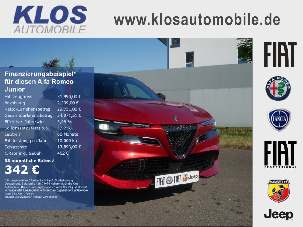 Bild des Angebotes Alfa Romeo Junior IBRIDA TI 1.2 VGT 145PS DCT6 SCHIEBEDACH