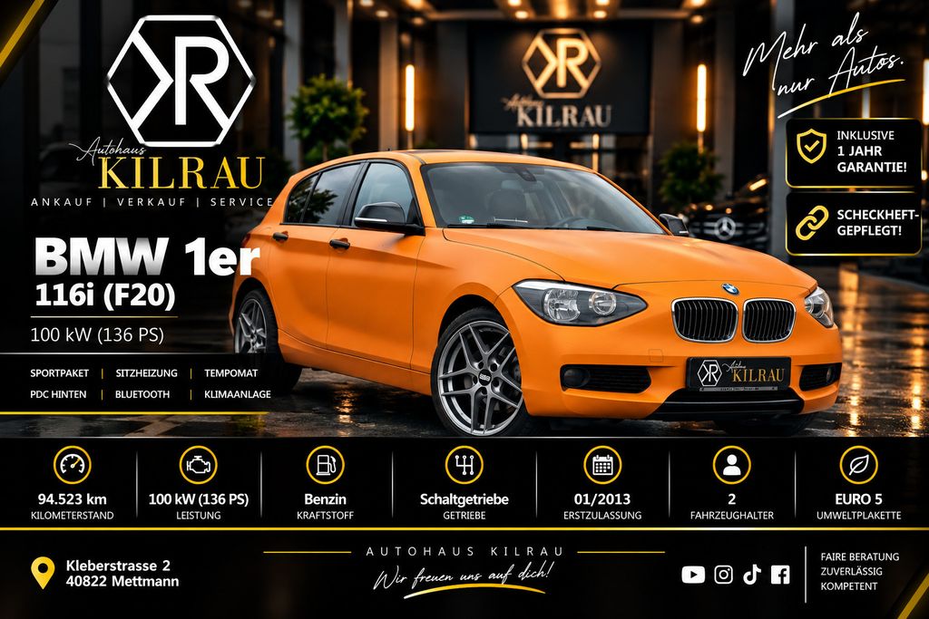 Bild des Angebotes BMW 116 F20 1 Limousine 5-trg. 116 i BBS
