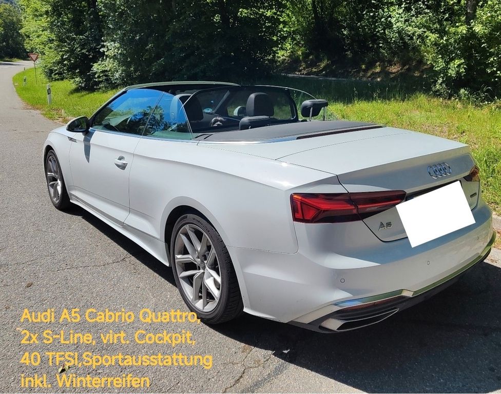 Bild des Angebotes Audi Cabriolet, A5 S Line 40 TFSI Quattro S Tronic