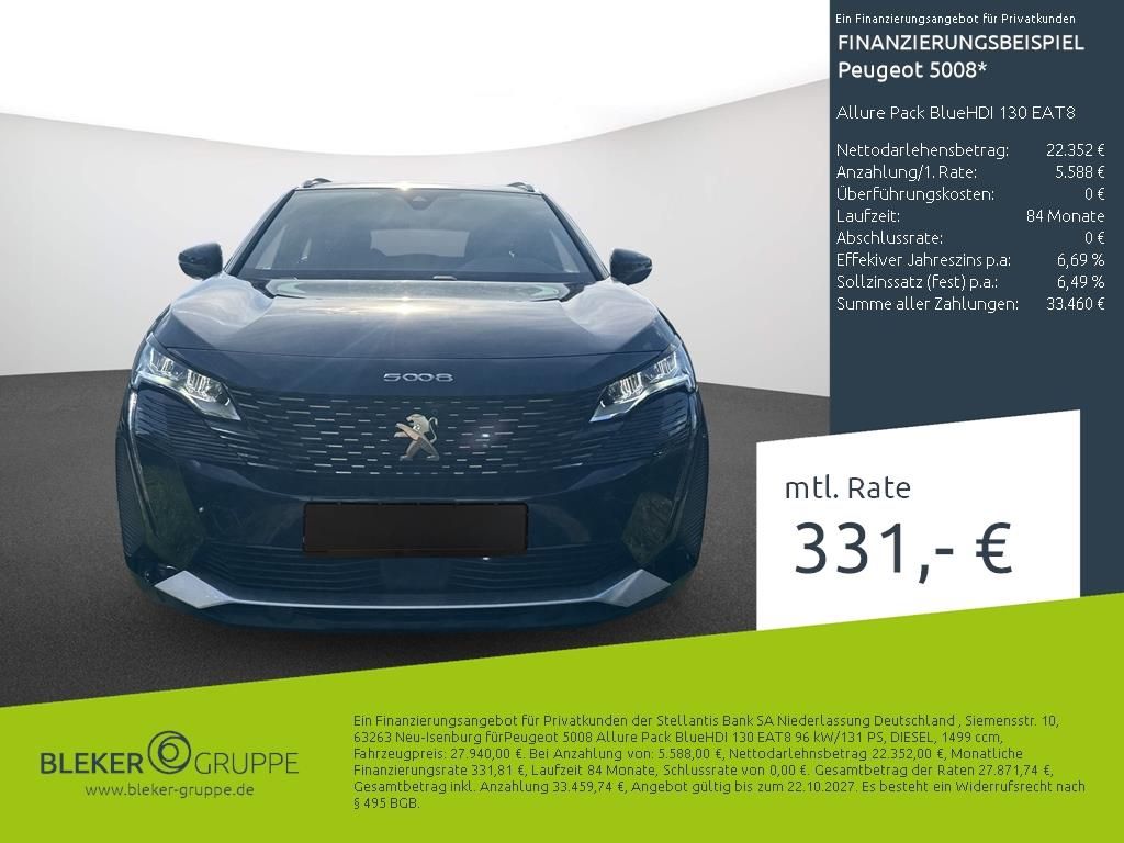 Peugeot 5008 Allure Pack BlueHDI 130 EAT8