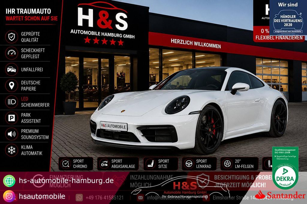 Bild des Angebotes Porsche 911 Carrera 4 GTS BOSE*SCHIEBEDACH*360°PVTS Plus