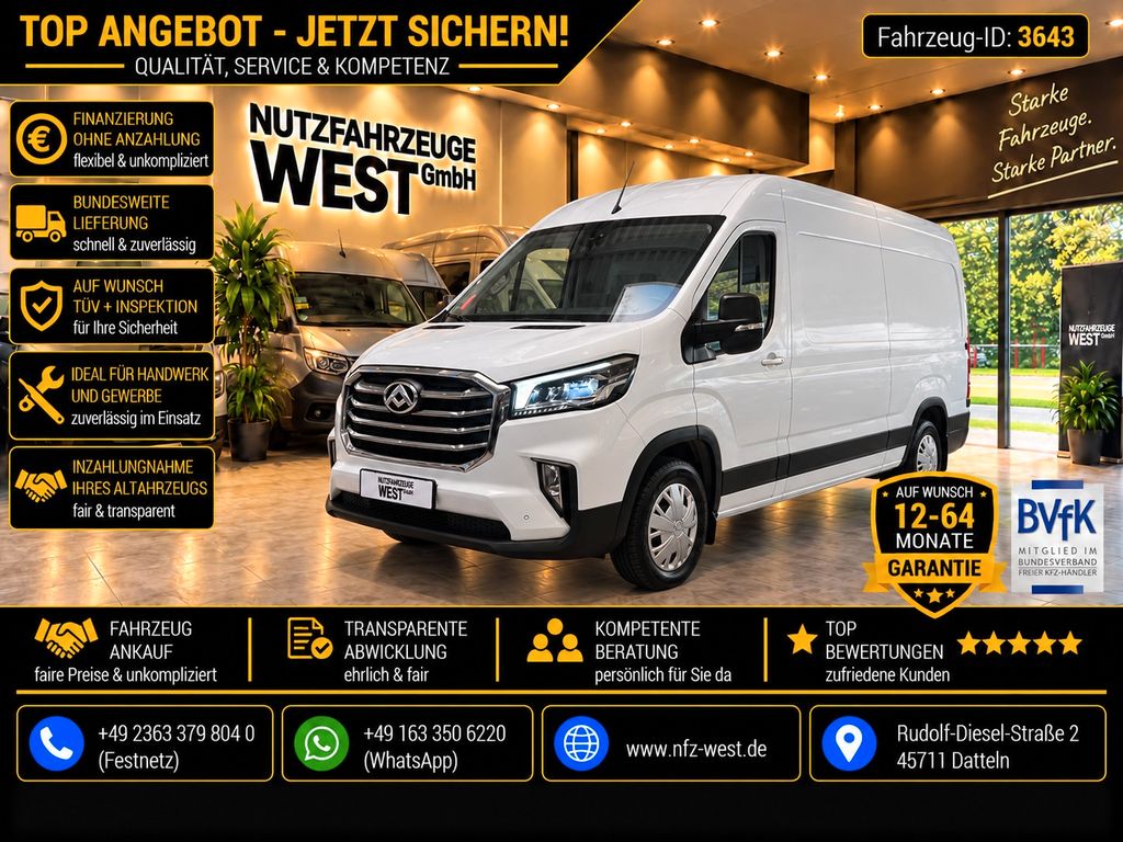 Bild des Angebotes Maxus Deliver 9 L3H2 Luxury*AHK*Kamera*Garantie