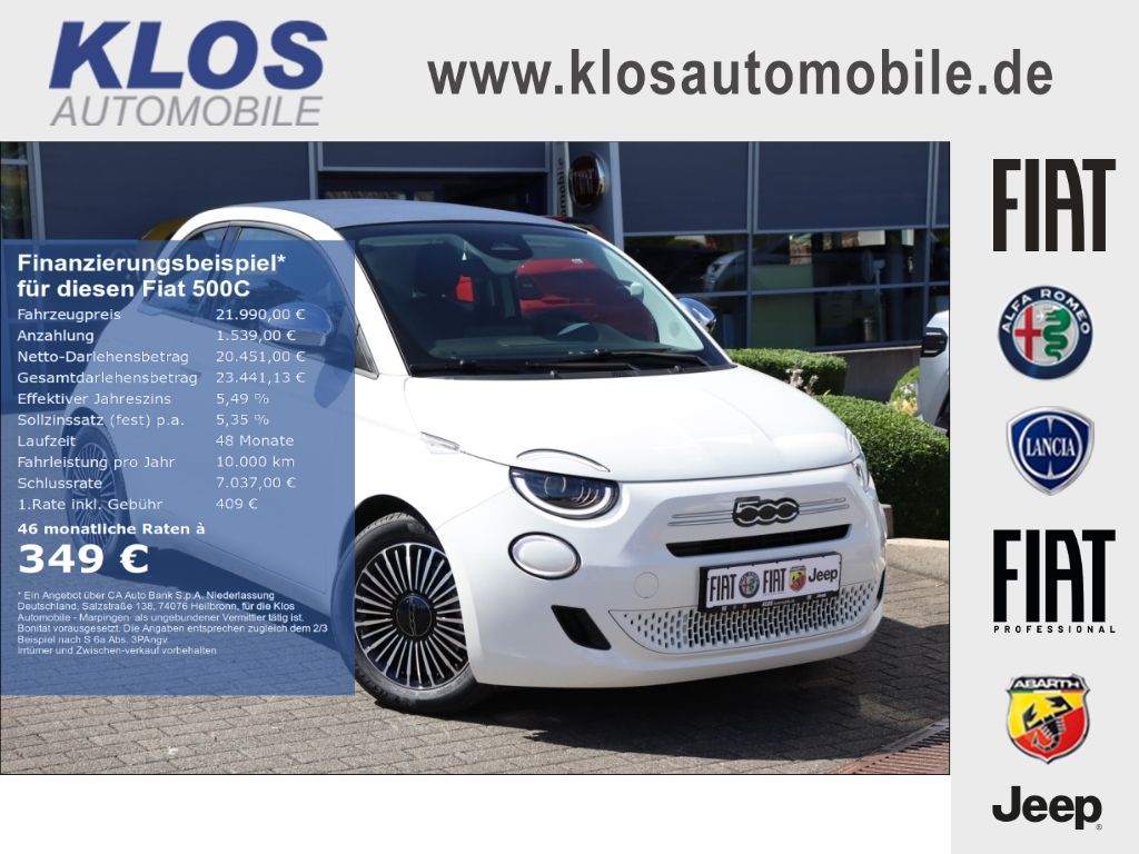 Bild des Angebotes Fiat 500C CABRIO HYBRID DOLCEVITA 1.0 65 PS MT6 LED P