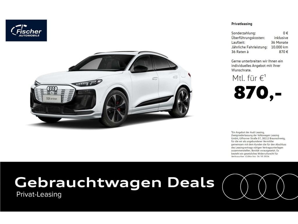 Bild des Angebotes Audi SQ6 e-tron Sportback AHK/B&O/P-Dach/Bei.Dis/HUD