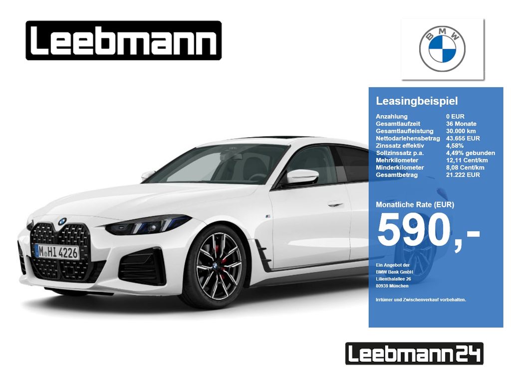 Bild des Angebotes BMW 430i xDrive GC M-Sport Pro Finanzierung ab 1,49%