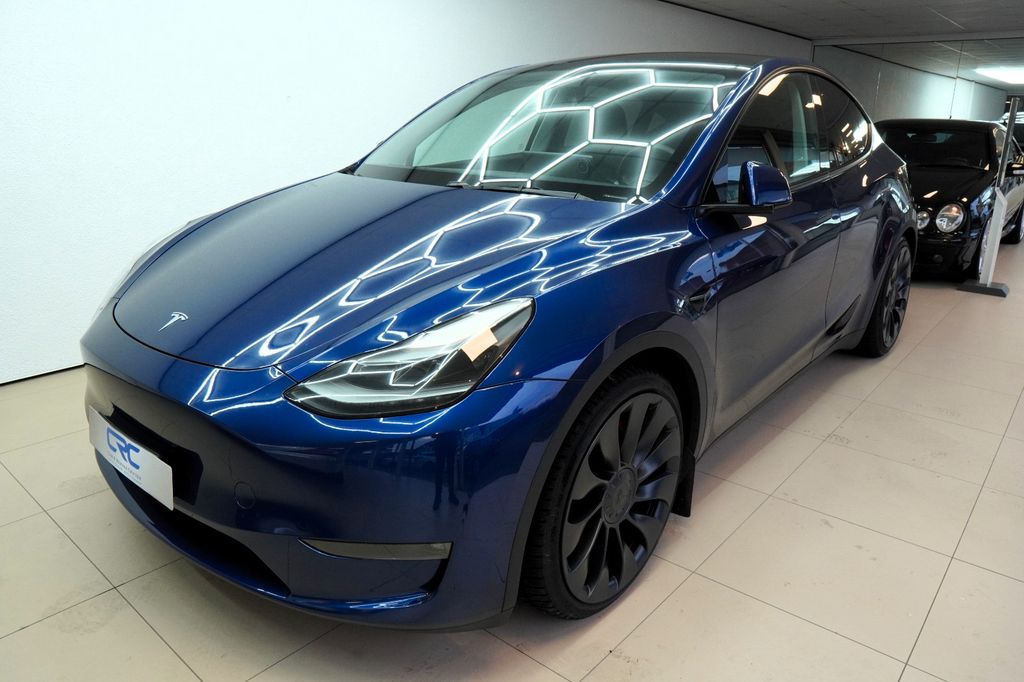 Bild des Angebotes Tesla Model Y Performance Dual AWD *MwSt*Deep Blue*