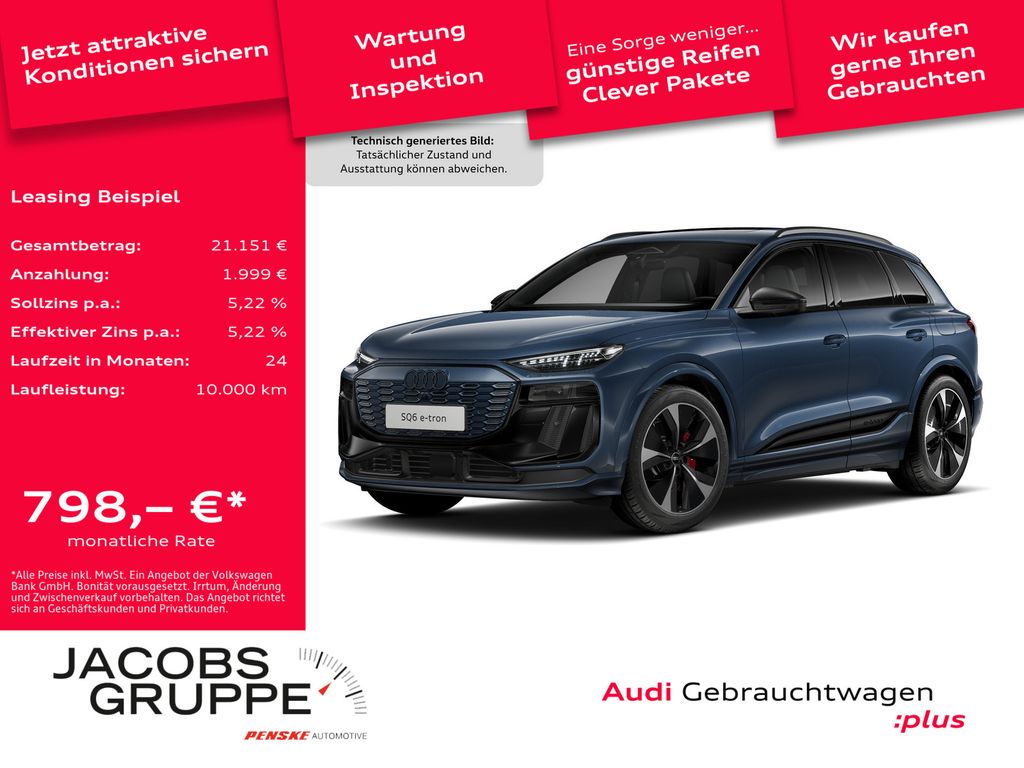 Bild des Angebotes Audi SQ6 e-tron qu.2xS line/S-Sitze+/Luftf./Matrix/36