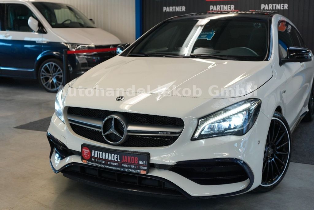 Bild des Angebotes Mercedes-Benz CLA45 AMG SB*Pano*HarmanKardon*12M Garantie