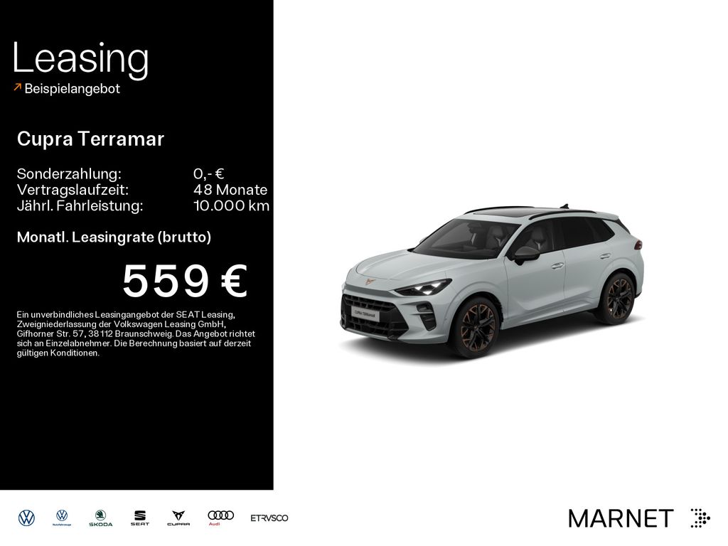 Bild des Angebotes Cupra Terramar VZ 2.0 TSI 265PS *AHK*MATRIX*4Drive*SEN