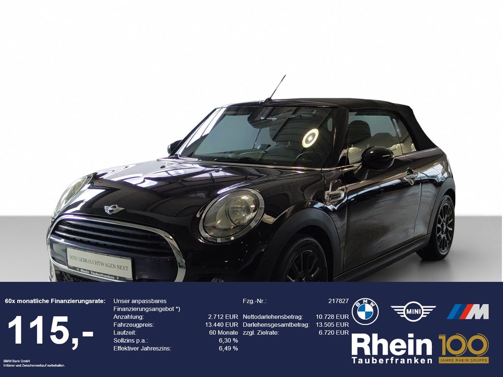 Bild des Angebotes MINI Cooper Cabrio Pepper NAVI+/TEMPO/SH/Excite/Blue
