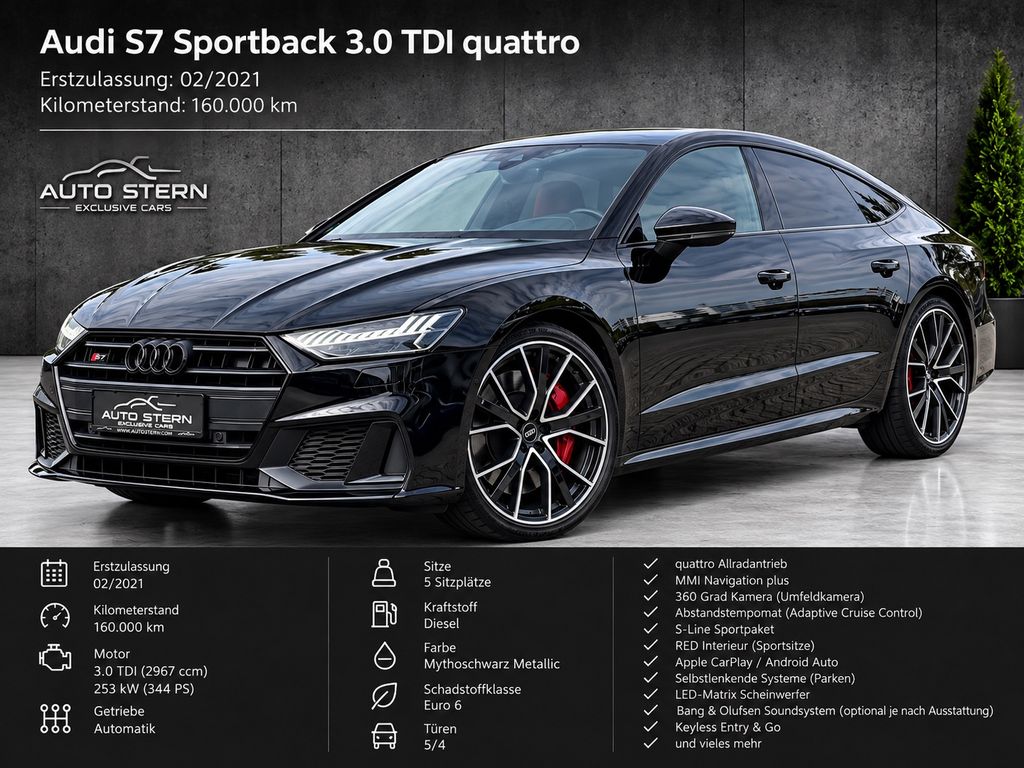 Bild des Angebotes Audi S7 Sportback 3.0 TDI quattro RED-INT CARBON ACC