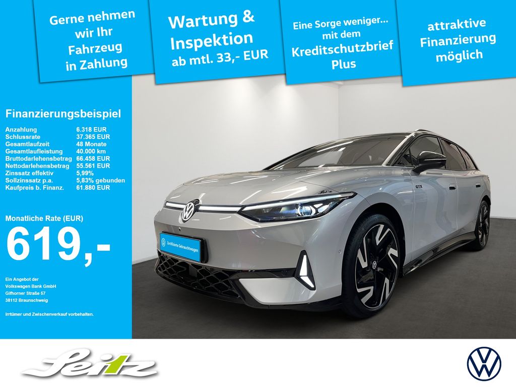 Bild des Angebotes Volkswagen ID.7 Tourer 4M GTX *AHK*HEAD-UP*HARMAN*PANO*MATR