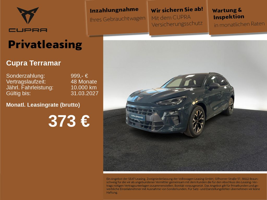Bild des Angebotes Cupra Terramar 1.5 TSI  e-Hybrid 18 HuD LED KEYL SHZ