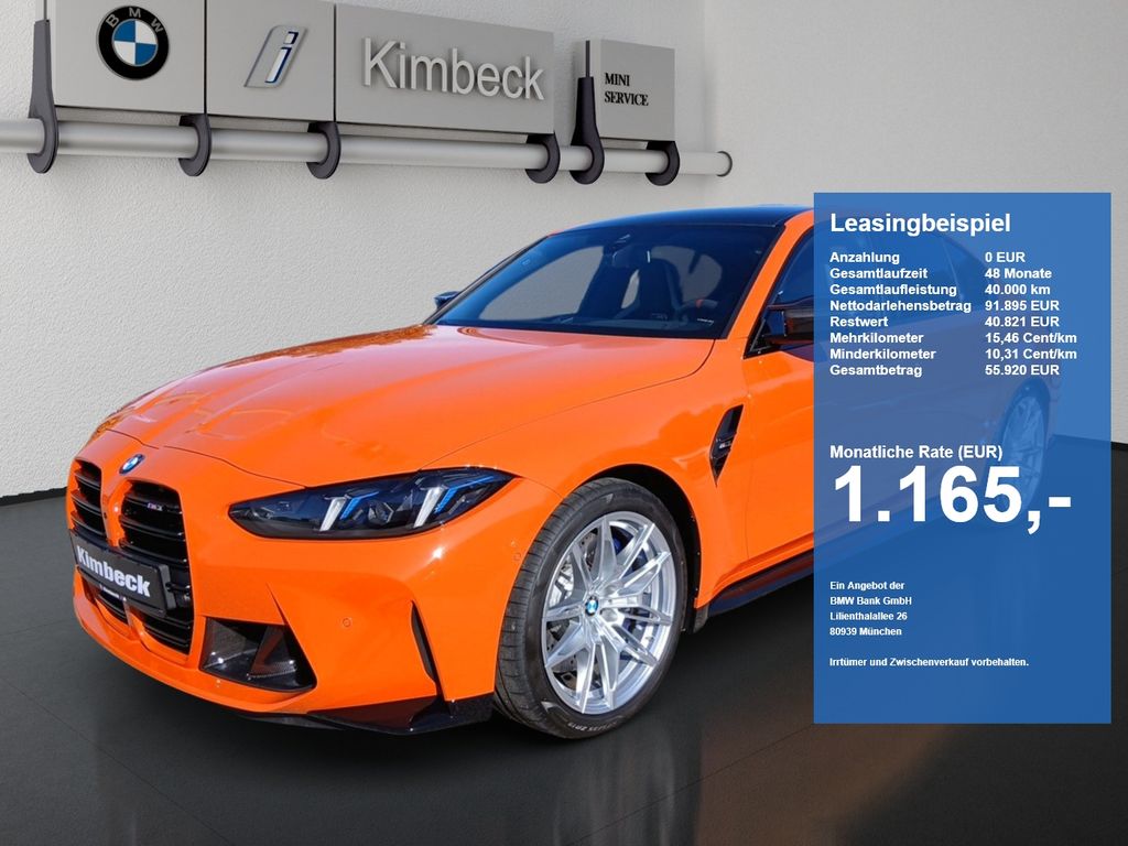 Bild des Angebotes BMW M3 Limousine Feuerorange III Carbon Exterieurpak